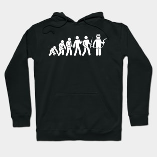 Evolution Of A Welder | Funny Welding Design Hoodie